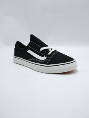 Trampki damskie na płaskim (36-41) G62-1 BL/WH