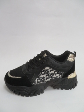 Sneakersy damskie niskie (36-41) OYI-71 BLACK