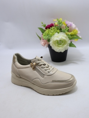 Buty sportowe damskie na płaskim (36-41) BK-616 BEIGE