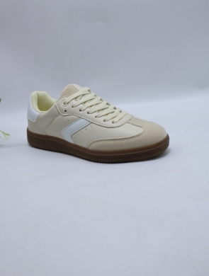 Buty sportowe damskie na płaskim (37-41) LXC8531 BEIGE