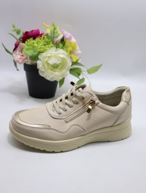 Buty sportowe damskie na płaskim (36-41) BK-616 BEIGE