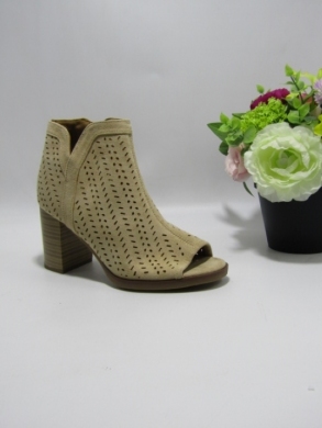 Botki damskie na obcasie (36-41) G23150 BEIGE