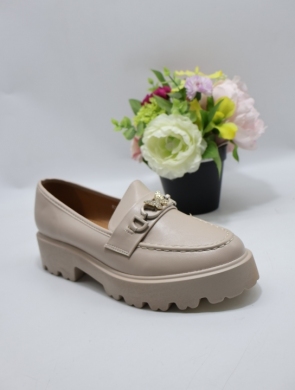 Mokasyny damskie na płaskim (36-41) YDF-33 BEIGE