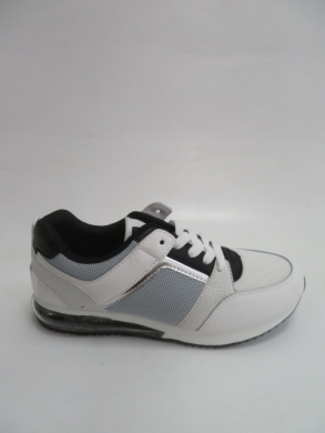 Buty sportowe damskie na płaskim (36-41) P-67 WHITE