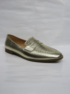 Mokasyny damskie na płaskim (36-41) 888-606 GOLD