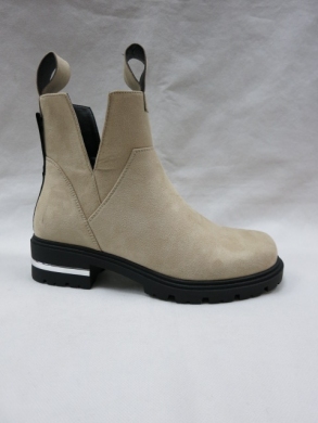 Botki damskie na płaskim (36-41) 1560 BEIGE