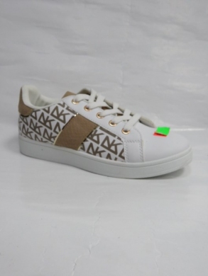 Buty sportowe damskie na płaskim (36-41) QS-59 WHITE/BEIGE