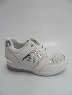 Buty sportowe damskie na koturnie (36-41) K99160 SILVER