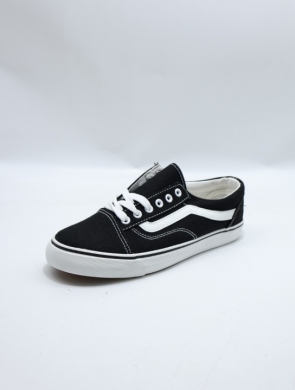 Trampki damskie na płaskim (36-41) DC3-1 BLACK