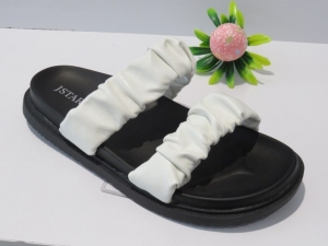 Klapki damskie na płaskim (36-41) ZYTX22038 WHITE