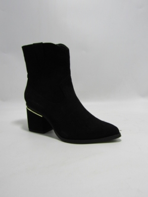 Botki damskie ocieplane na obcasie (36-41) BM75 BLACK
