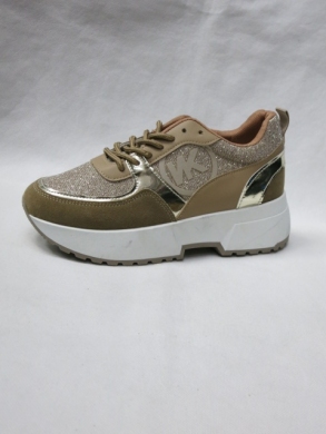 Buty sportowe damskie na koturnie (36-41) HT-213 KHAKI