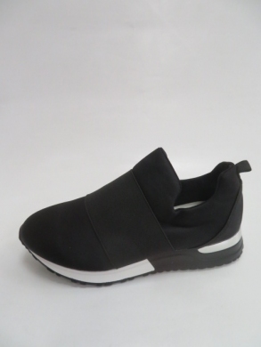 Buty sportowe damskie na płaskim (36-41) LL1786 BLACK
