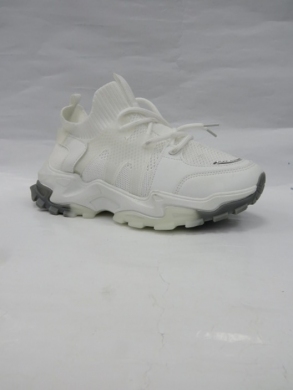 Buty sportowe damskie na płaskim (36-41) A28 WHITE