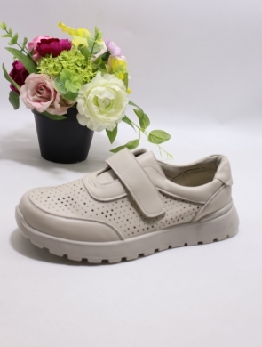 Buty sportowe damskie na płaskim (36-41) BK-622 BEIGE