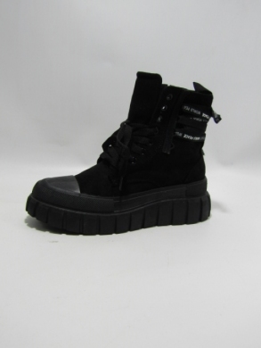 Botki damskie na płaskim (36-41) YSX95 BLACK
