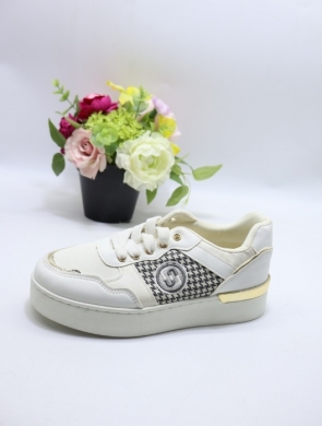 Buty sportowe damskie na płaskim (36-41) 2250 WHITE