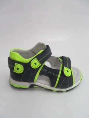 Sandały chłopięce (19-24) F666 NAVY/GREEN