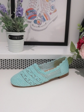 Mokasyny damskie na płaskim (36-41) 3699 GREEN