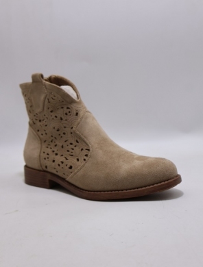 Botki damskie na płaskim (36-41) H2523-2 KHAKI