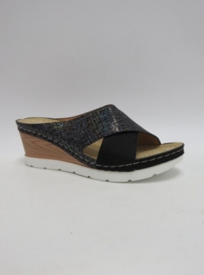 Klapki damskie na koturnie (36-41) N21-693 BLACK