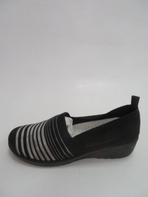 Tenisówki Damskie na koturnie (36-41) 19029 BLACK