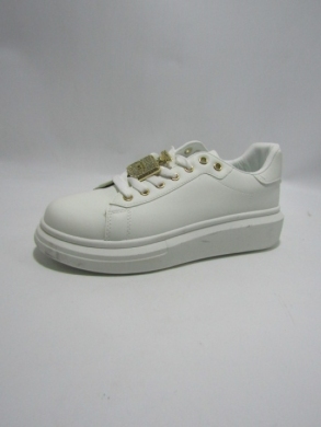 Buty sportowe damskie na płaskim (36-41) 8933 WH