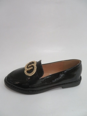 Mokasyny damskie na płaskim (36-41) 8037 BLACK