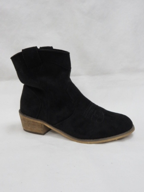 Botki damskie na płaskim (36-41) 226-BO-2 BLACK