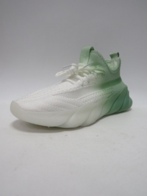 Buty sportowe damskie na płaskim (36-41) BB158 GREEN