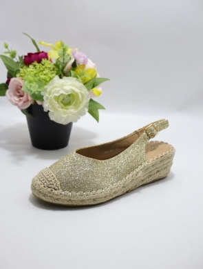 Sandały damskie na koturnie (36-41) XS-305 GOLD