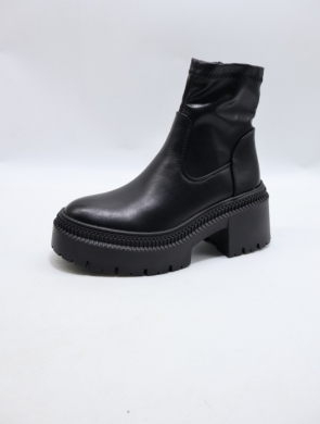 Botki damskie na obcasie (36-41) 9670A BLACK
