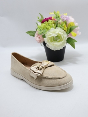 Mokasyny damskie na płaskim (36-41) FN672-S BEIGE