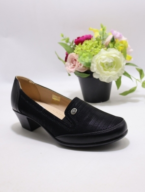 Półbuty damskie na obcasie (36-41) 2652-1 BLACK