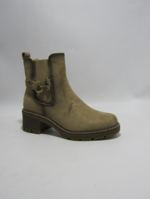 Botki damskie na obcasie (36-41) 222-21 BEIGE