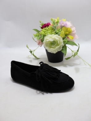 Mokasyny damskie na płaskim (36-41) H8-517 BLACK
