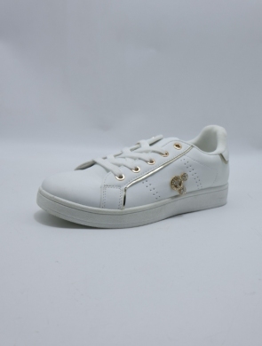 Buty sportowe damskie na płaskim (36-41) DD-322 WH/GOLD