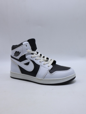 Buty sportowe młodzieżowe (36-41) D90H-8 WH/BL/WH