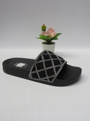 Klapki damskie na płaskim (36-41) RS-70 BLACK