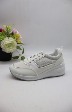 Buty sportowe damskie na koturnie (36-41) 88-109 WHITE