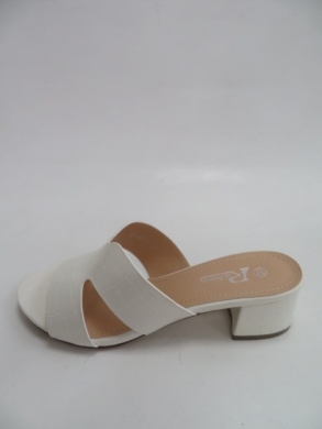 Klapki damskie na obcasie (36-41) CF-FD-70 WHITE