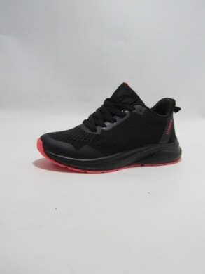 Buty sportowe damskie na płaskim (36-41) AD 271 BLACK/RED
