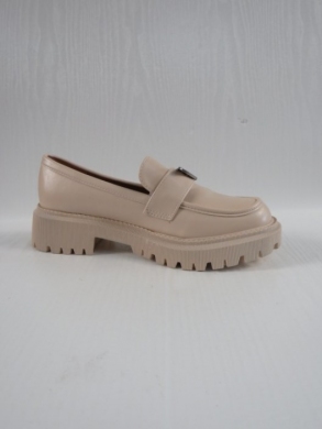 Mokasyny damskie na płaskim (36-41) NN313 BEIGE/PU