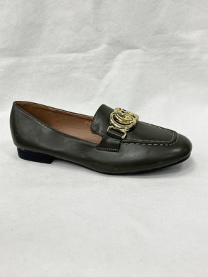 Mokasyny damskie na płaskim (36-41) W-232 GREEN