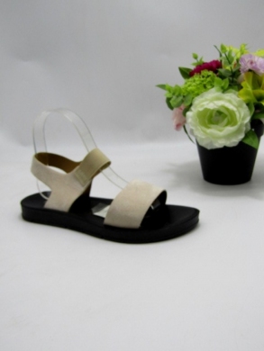 Sandały damskie na płaskim (36-41) LE-526 BEIGE