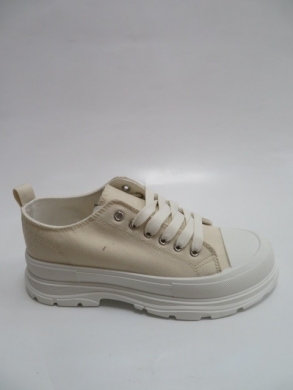 Trampki damskie na koturnie (36-41) 7SP 719-LS BEIGE