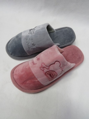 Kapcie damskie ocieplane (36-41) F8-55 MIX