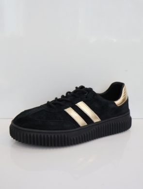 Buty sportowe damskie na płaskim (36-41) GD-XF-199 BLACK
