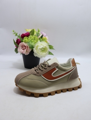 Buty sportowe damskie na płaskim (36-40) 0-1048 GREEN