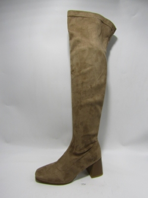 Kozaki damskie na obcasie (36-41) 5759 KHAKI